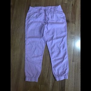 J. Crew linen joggers size 4